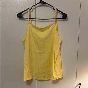 Yellow Spaghetti Strap Top